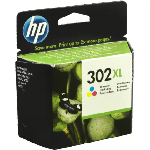 Tusz HP 302XL / F6U67AE Kolor do drukarek (Oryginalny) [8ml]